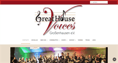 Desktop Screenshot of greathousevoices.de