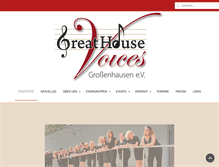 Tablet Screenshot of greathousevoices.de